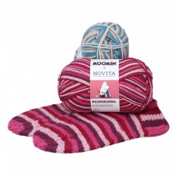 Novita sock yarn Muumihahmot