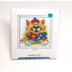 Embroidery kit, 10x10cm