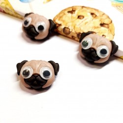 Button 18x26mm - pug