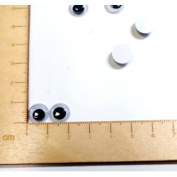 Pašlīmējošās acis, 10mm, 3...