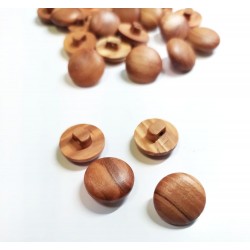 Wooden Shank button, 15mm
