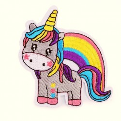 Applique-unicorn, 6.6x7.5cm