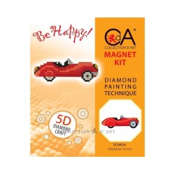 Diamond mosaic - magnet