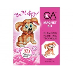 Diamond mosaic - magnet