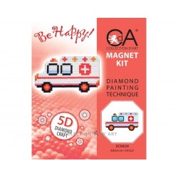 Diamond mosaic - magnet