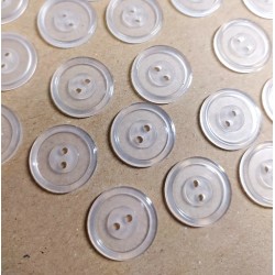 Transparent button, 18mm