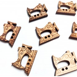 Wooden button - sewing...