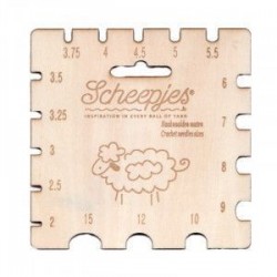 Crochet hook sizer SCHEEPJES