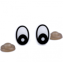 Toy eyes, 12x16mm, 1 pair