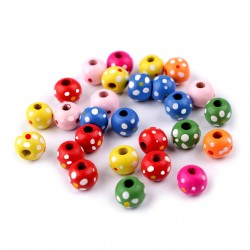 Koka pērles, 10mm