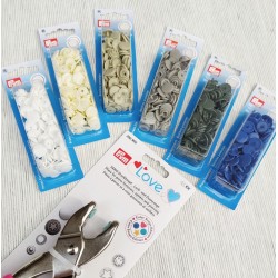 Plastic snap buttons, PRYM