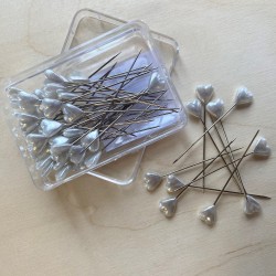 Sewing pins with plastic...