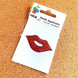 Applique - lips, 3x6cm