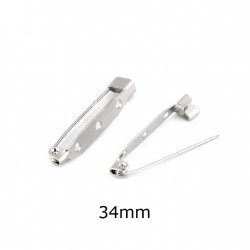 Blank for brooch, 34mm