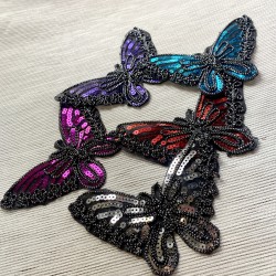 Applique - butterfly, 10x13cm