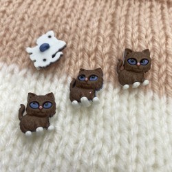 Poga uz kājiņas, 24x18mm -...