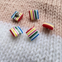 Button, 15x15mm - candy