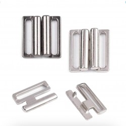 Metal swimsuit clasp, 18mm
