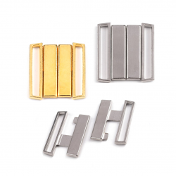 Metal swimsuit clasp, 25mm