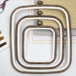 Nurge embroidery frame, brown