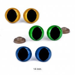 Rotaļlietu acis, 14mm, 1 pāris