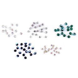 Šķeltās stikla pērlītes, 8mm