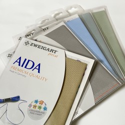 Izšūšanas audums Aida 18,...