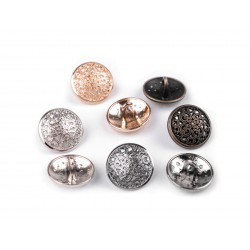 Metāla poga uz kājiņas, 22.8mm