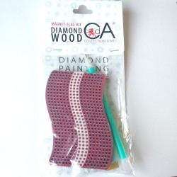 Diamond mosaic - magnet