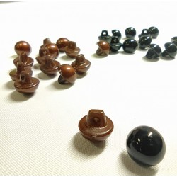 Sew-on eyes - buttons, 9mm,...